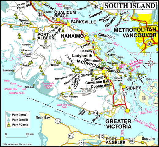 victoria, bc map