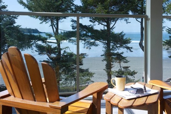Pacific Sands Beach Resort, the ultimate in deluxe beachfront accommodation in Tofino on Vancouver Island, British Columbia, Canada