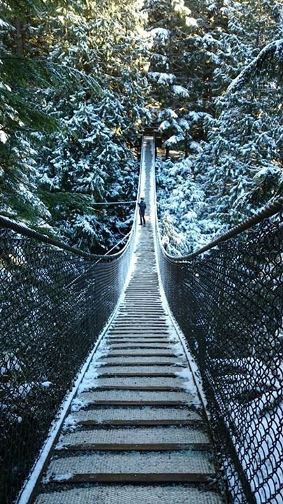 Hiking British Columbia in minus 4C, photo by Laurie McLean, The DIY blog Handy Gal Tools & Projects