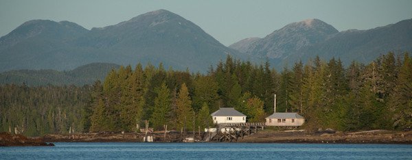 Raincoast Conservation Foundation's field station in Bella Bella, British Columbia, Canada.