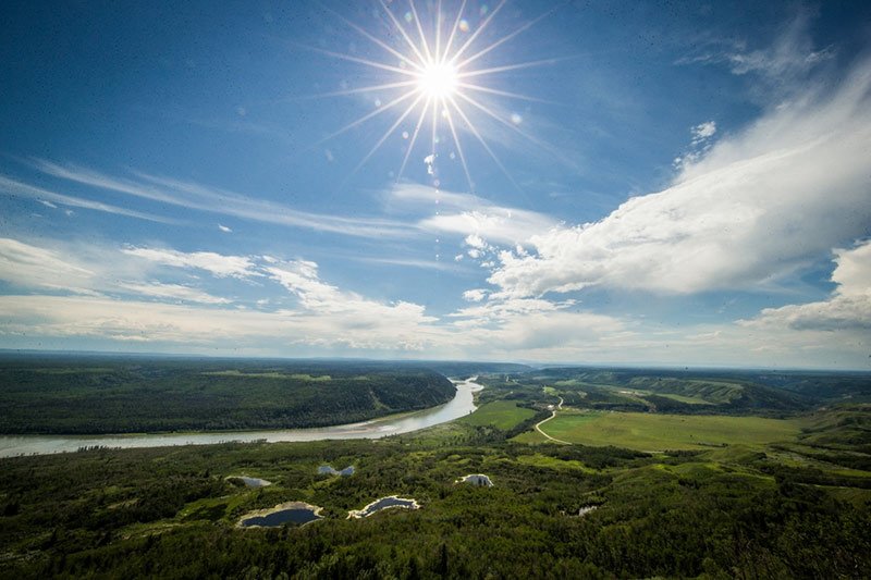 Peace River Valley, Northern British Columbia. Photo: Tristan Brand.