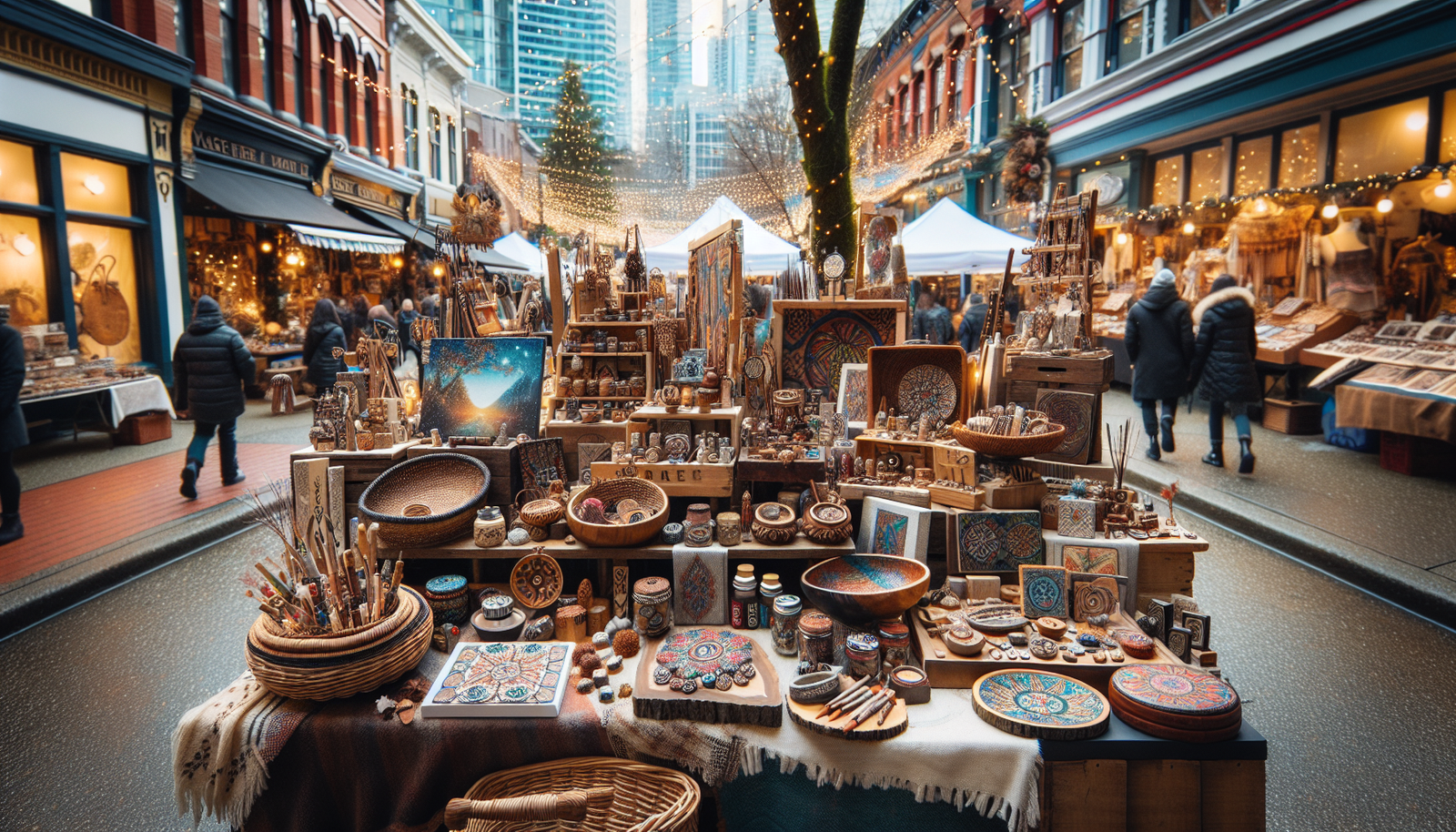West End Wonders: Craft Fairs and Unique Gifts with diverse handmade items and artisanal products