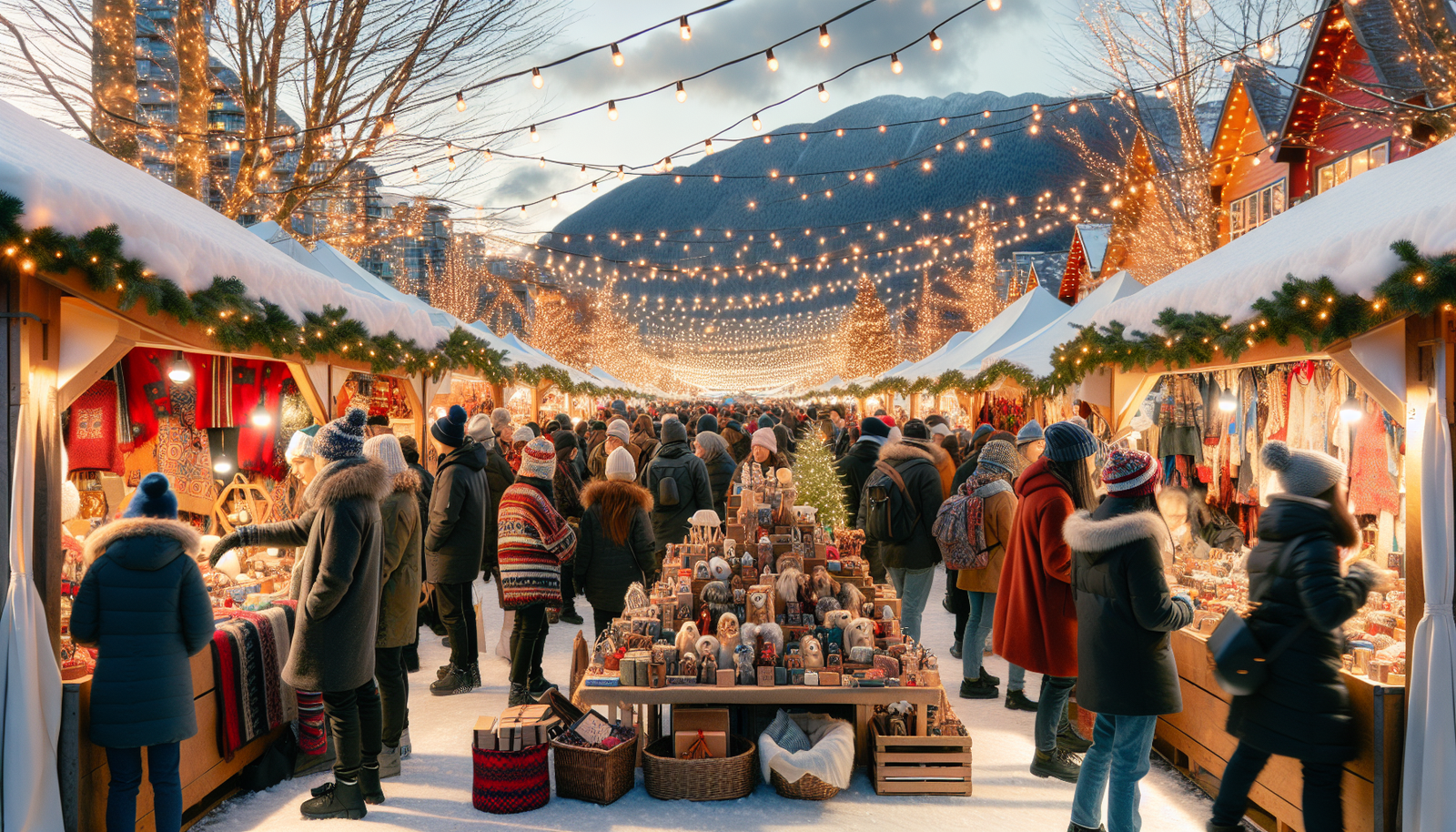 North Vancouver's Festive Finds: Markets and Merriment with local artisans and holiday shopping