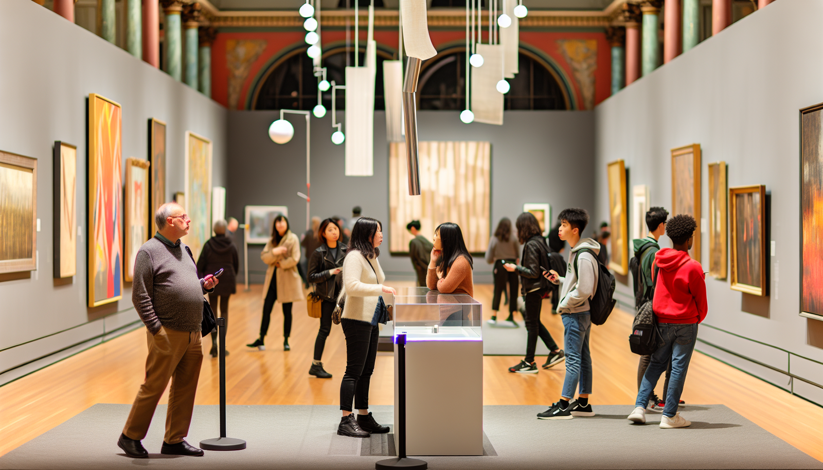 Artistic exhibit at Vancouver Art Gallery