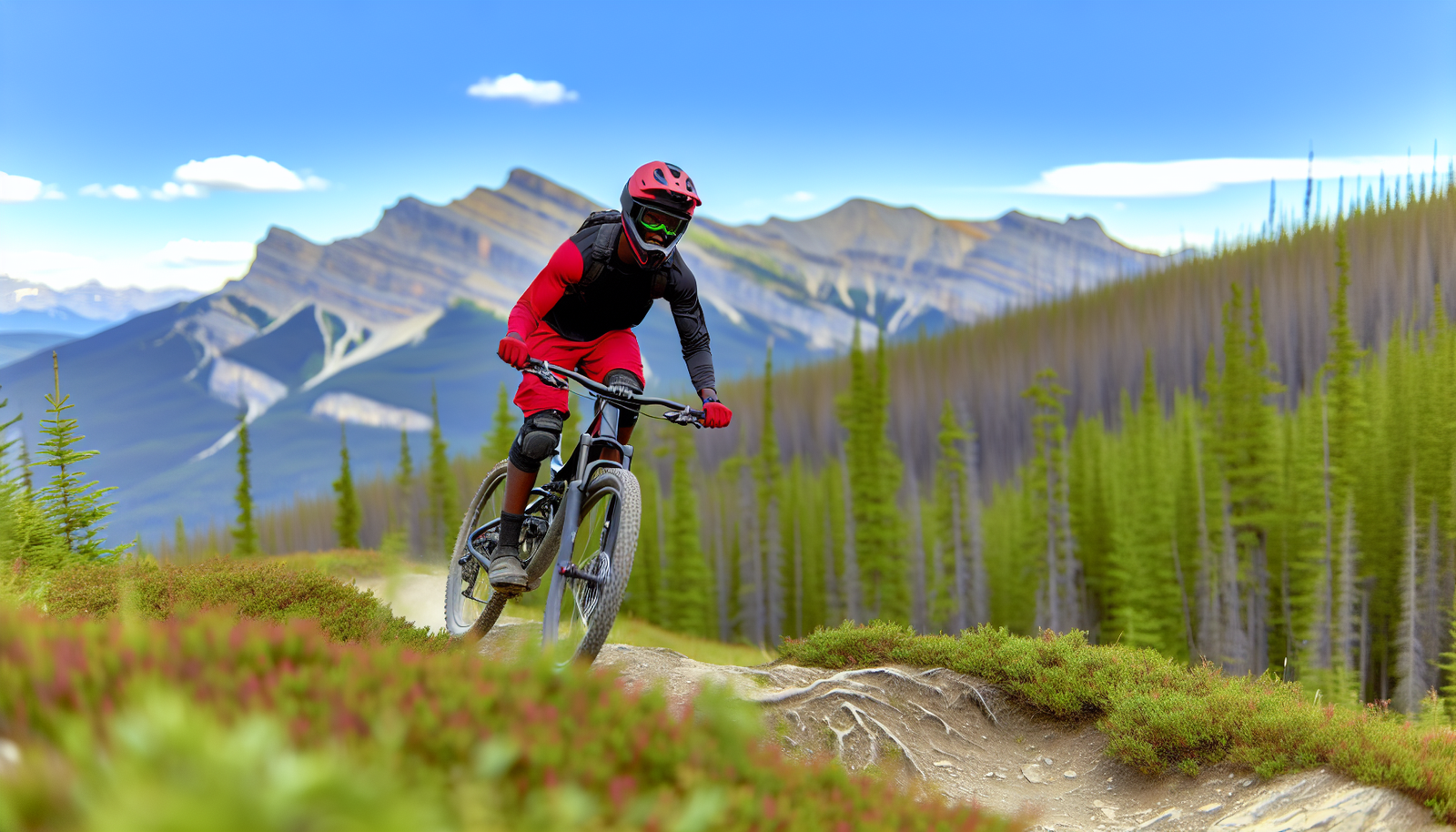Thrilling mountain biking adventure in the Rockies