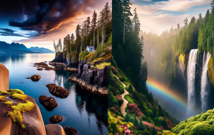 Diverse landscapes of British Columbia's provincial parks