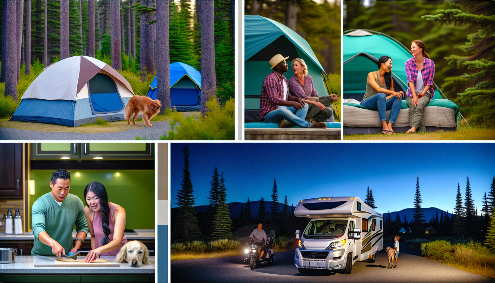 Variety of camping experiences in BC's provincial parks
