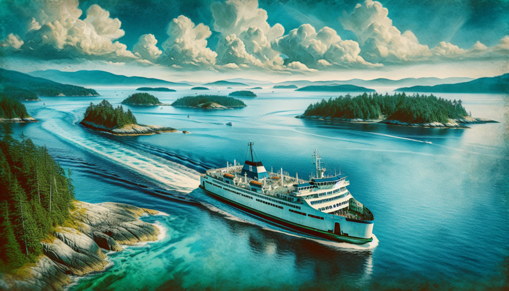 BC Ferries connecting Galiano Island to the mainland and Vancouver Island