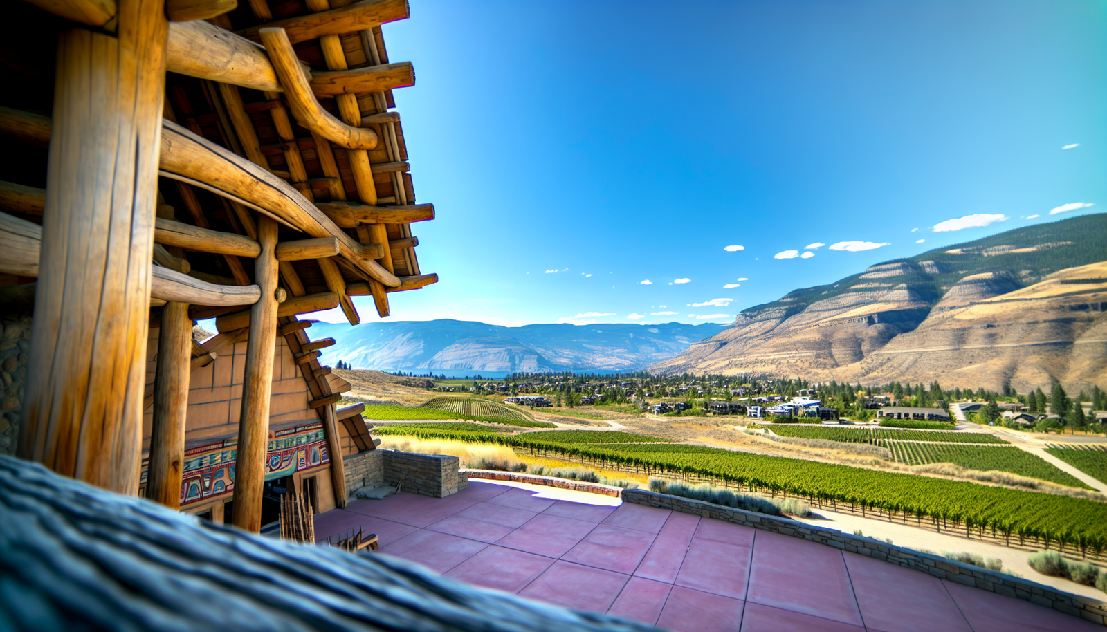 Cultural site in Okanagan Valley with indigenous heritage