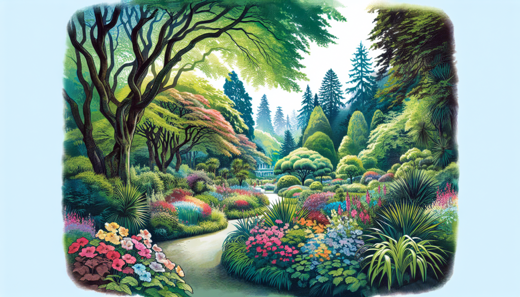 British Columbia Attractions: Lush greenery and vibrant flowers in Stanley Park