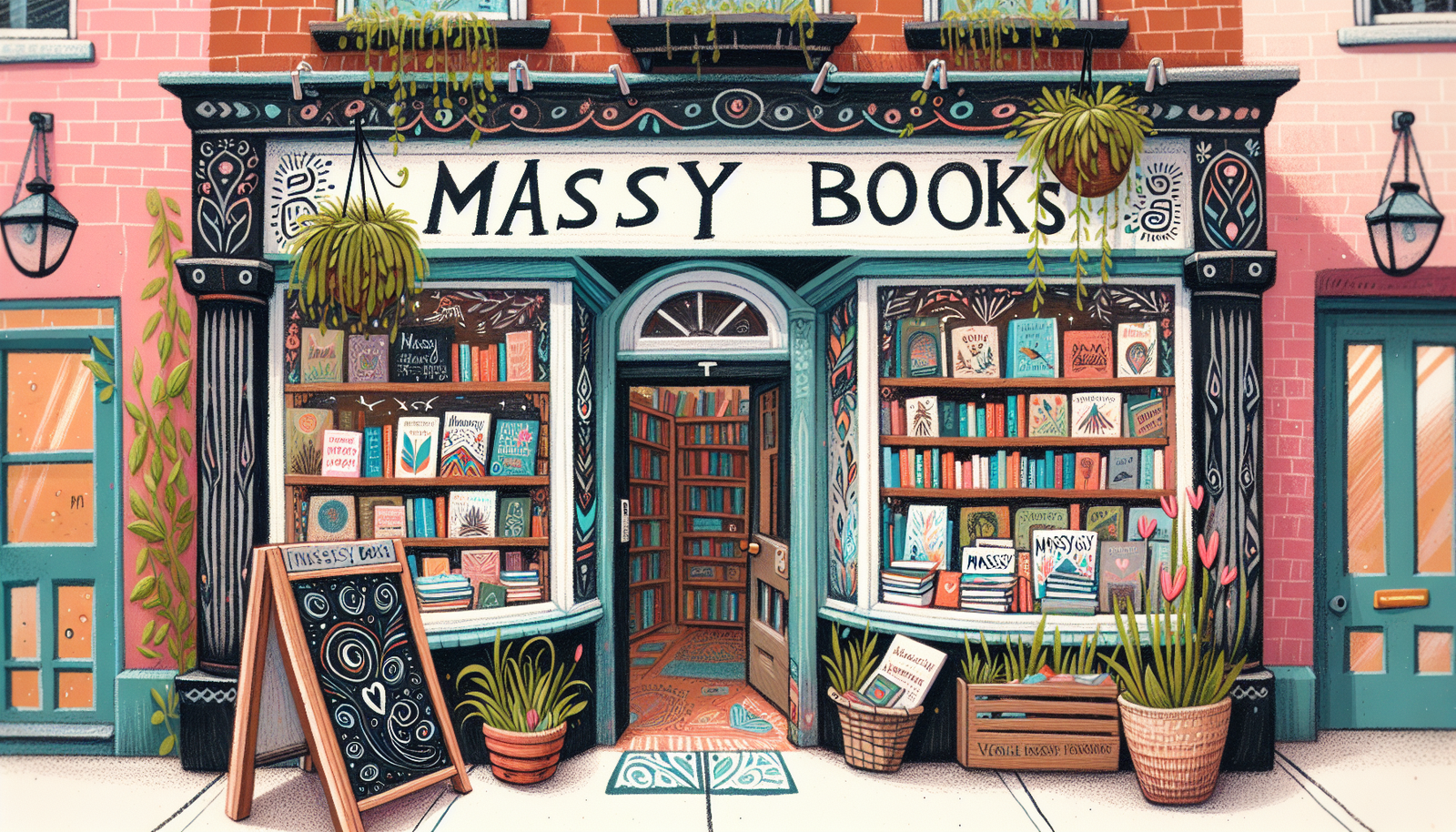 Illustration of Massy Books in Vancouver