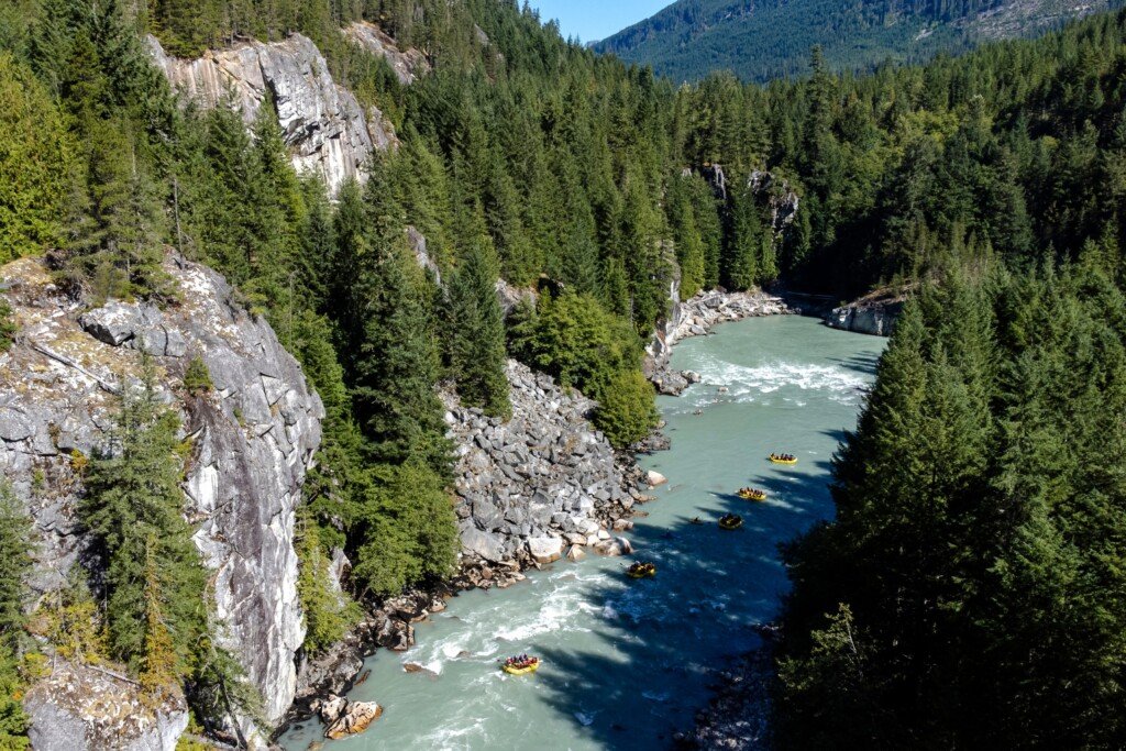 White Water River Rafting Adventure in Squamish.