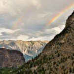 A scenic view of Lillooet, showcasing its natural beauty and the Fraser River.