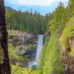 Brandywine Falls is a popular hiking destination located near Whistler, British Columbia.