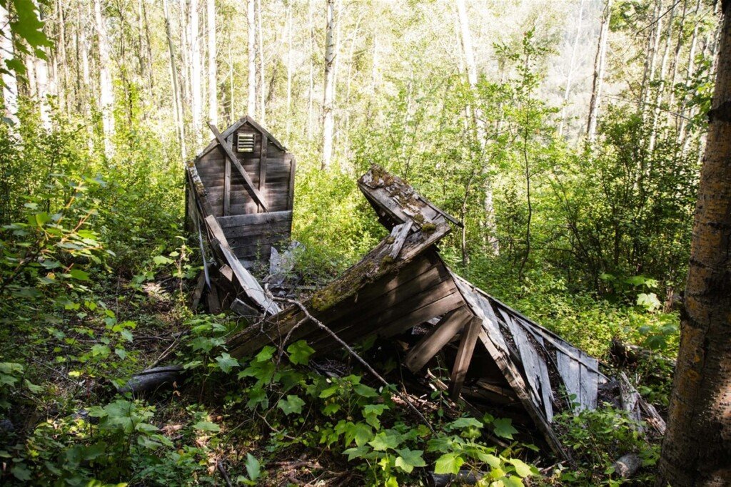 The former-townsite of Coal Creek is 5km east of Fernie.