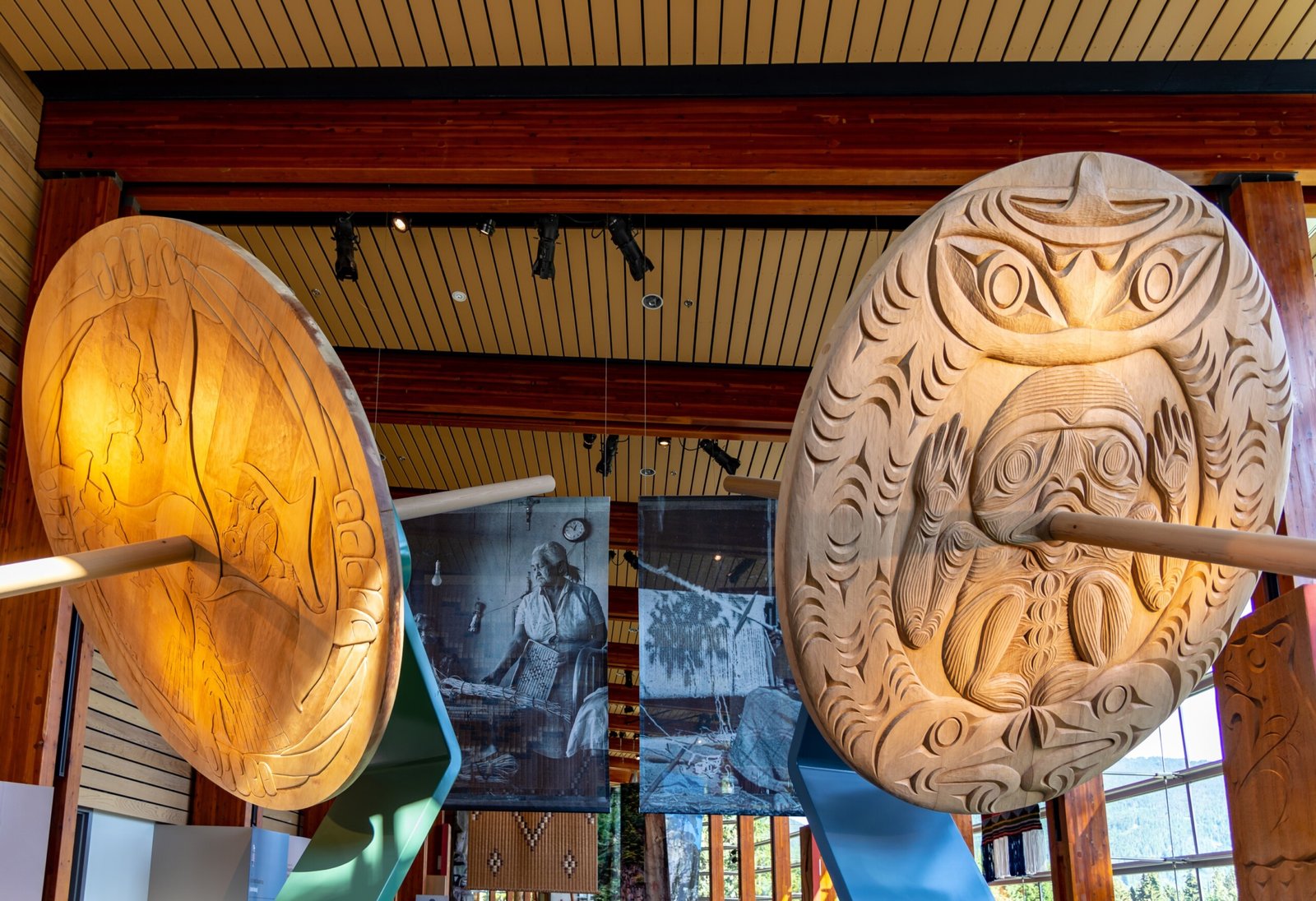 The Museum shares stories from two distinct Nations the Sḵwx̱wú7mesh and the Lil̓wat7úl.