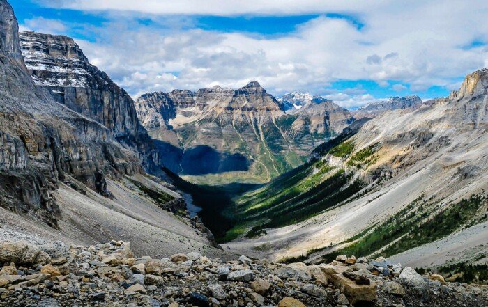 Views from the Stanley Glacier Trail in Kootenay National Park