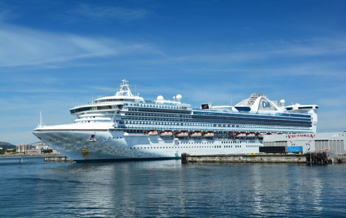 Ogden Point is the location of the Victoria Cruise Ship Terminal, the busiest cruise port of call in Canada.