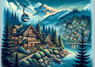 Illustration of Squamish accommodations near Sea to Sky Gondola
